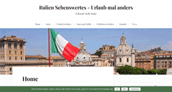 Desktop Screenshot of italien-sehenswertes.de