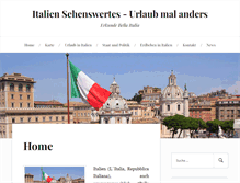 Tablet Screenshot of italien-sehenswertes.de